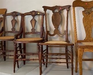 Assorted of Vintage and Antique Chairs