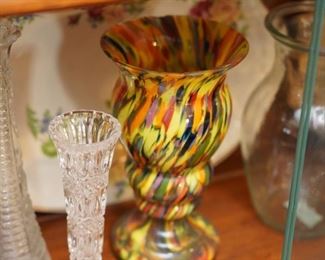 GLASS CANDLE HOLDERS 