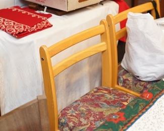 WOOD CHAIRS 