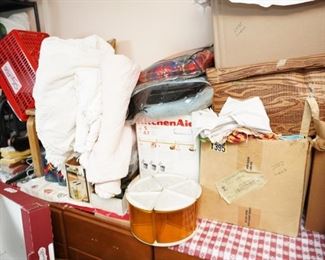 MORE LINENS AND TOWELS 