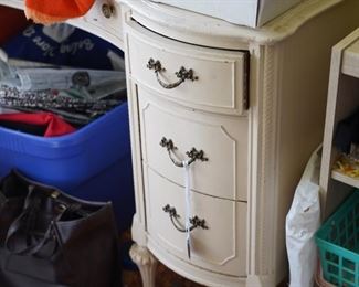 ANTIQUE 3 DRAWER SIDE CABINET 