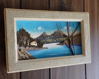 PAINTING OF A VILLAGE 