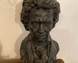 Resin bust Beethoven