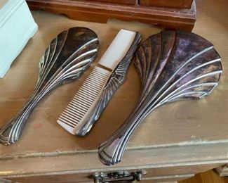vintage dresser set