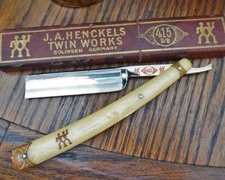 J. A. Henckels straight razor
