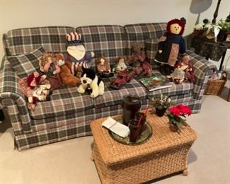 LAZY BOY SOFA. AND DOLLS