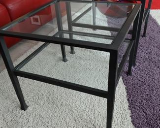 Pottery Barn Glass Accent Tables