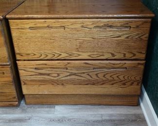 Oak Filing Cabinet