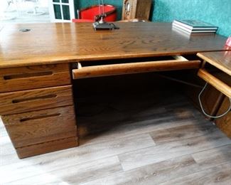 Oak Executive Desk