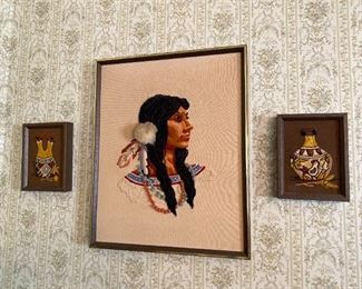 Native American Indian artifacts.