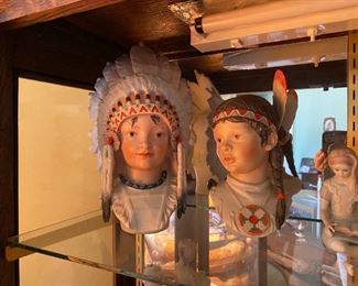 Cybis porcelain figures (large selection).