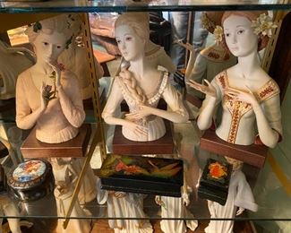 Cybis porcelain figures (large selection).