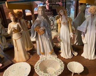 Cybis porcelain figures (large selection).