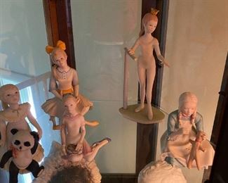 Cybis porcelain sculptures.
