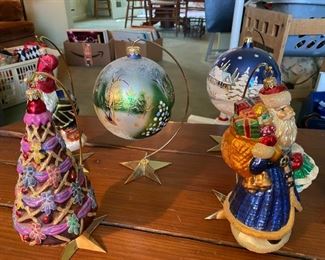 Christmas ornaments.