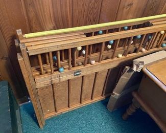 Antique baby crib.