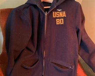 Vintage USNA '80 jacket.