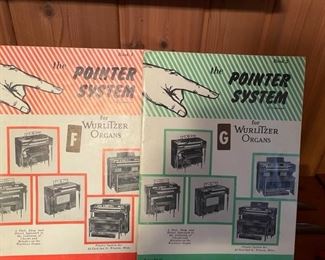 Manuals for the Wurlitzer Organs.