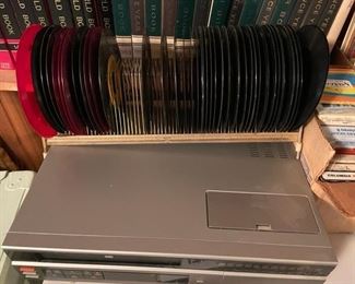 45s with record holder.