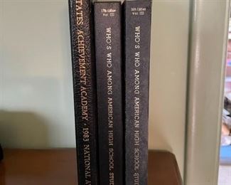 Naval Academy and Who's Who Books.