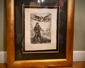 Marc Chagall lithograph “Joshua Before Jericho”