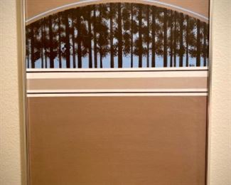 Original contemporary/modern 1970s painting 