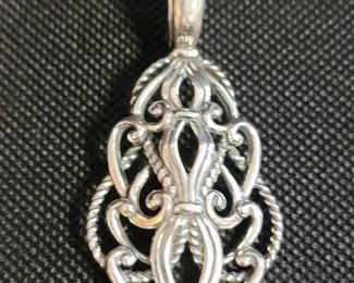 Carolyn Pollack Sterling Silver Pendant marked 925