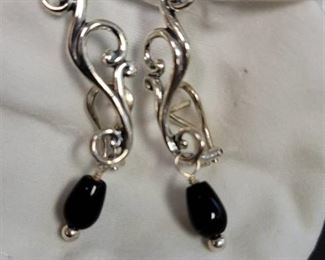 Carolyn Pollack Sterling Silver Earrings Marked 925
