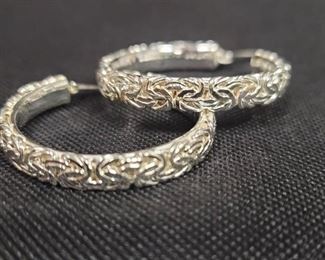 Earrings Marked AK925 Turkey