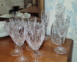 Waterford crystal stemware