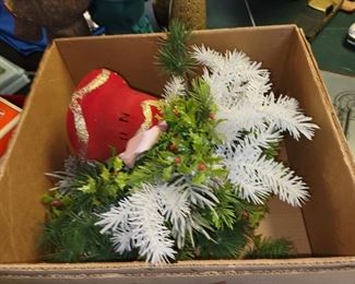 Vintage & current holiday decor