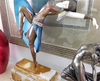 This is "Almeria" by Demetre Chiparus. Almeria is probably in the top three most desirable Chiparus figures ever produced and one that is rarely available anywhere.  See additional photos below.