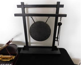 Japanese gong and stand