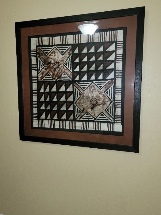 Handmade South African fabric  art