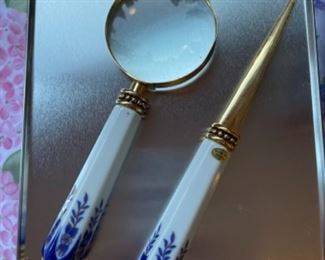 Letter Opener & Magnifying Glass