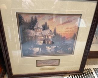 Thomas Kinkade Victorian Christmas "O Come All Ye Faithful, Joyful and Triumphant"