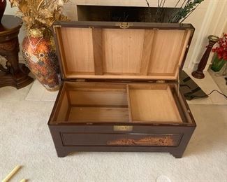 Storage Chest with Oriental Detail