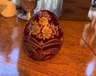 Russian Handmade St. Petersburg Decorative Egg