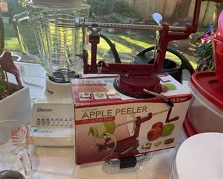 Apple peeler & blender