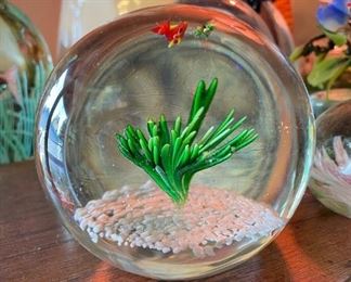 Glass Ball Aquarium Decor