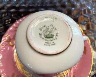 Hammersley & Co. English Bone China, Tea Cup & Saucer Set