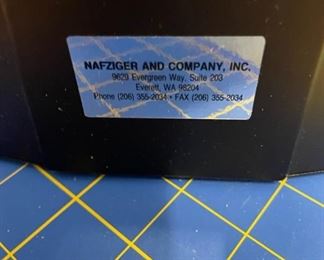 Scientific Microscope, Nafziger and Company, Inc. 