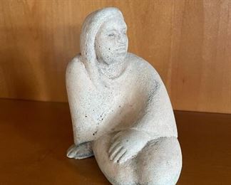 Stone woman figurine