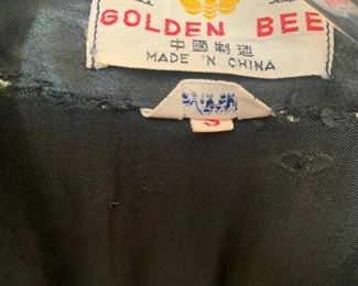 Golden Bee, Chinese Robe