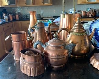 Copper kitchenware