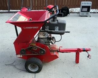 Troy-Bilt Gas Powered Chipper Shredder With 10HP Motor