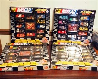 Racing Champions Limited Edition 1:64 Scale Die Cast Nascar Stock Cars, 4 Of 4 Complete Sets