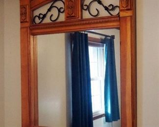 Solid Wood Dresser Mirror, 51" x 46"