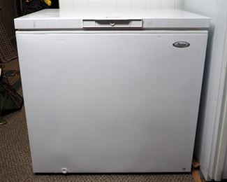 Whirlpool Chest Freezer, Model EHL090FXRQ01, 34" x 35" x 25"