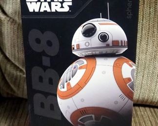Spinmaster Star Wars BB-8 Hero Droid With Remote And Charger, And Sphero App Enabled BB-8 Droid, New In Box